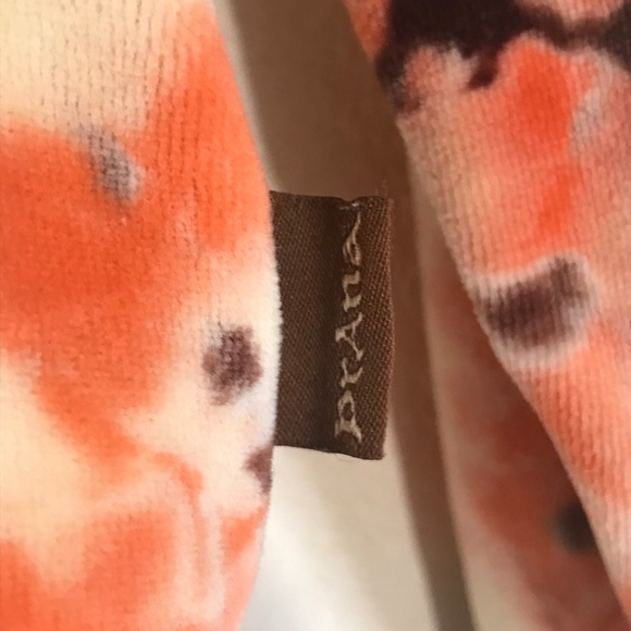 Prana Tie Dye Zip Up Cotton Blend Hoodie - Large - Picture 4 of 5